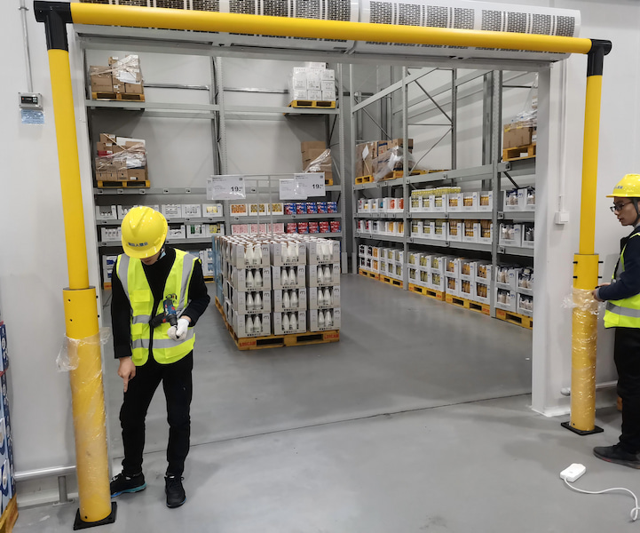 Protective casing for door frame edges