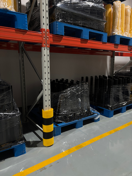 pallet rack upright protection