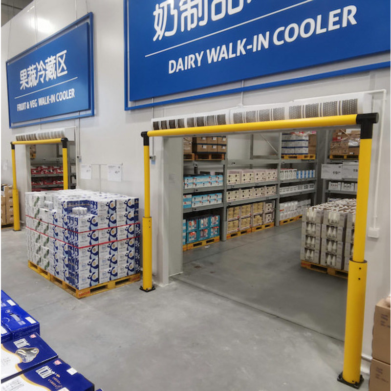 出入口保護 | 倉庫向け柔軟なフォークリフト衝撃保護